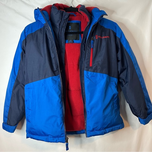 Free Country Kids Blue and Red Jacket Size Small (8)